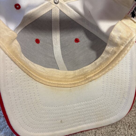 Nike Team Canada Hockey Hat Snapback White Red Cotton Embroidered Adjustable - Picture 9 of 9